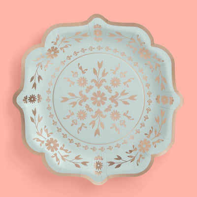 Tea Time Plates - 24 paper plates
