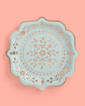 Tea Time Plates - 24 paper plates