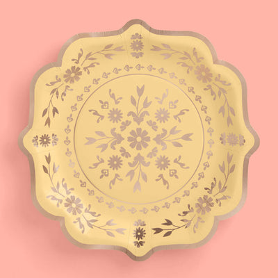 Tea Time Plates - 24 paper plates