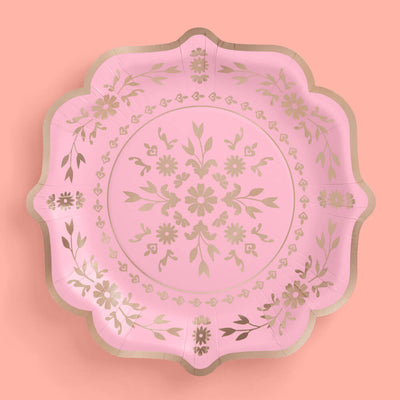 Tea Time Plates - 24 paper plates