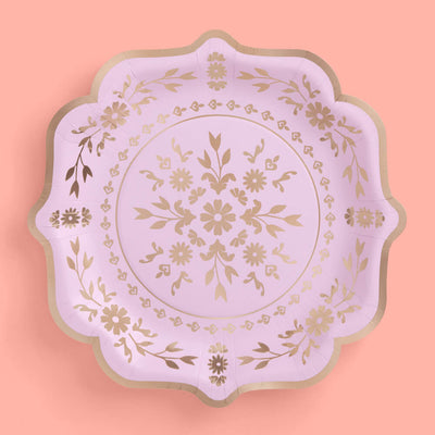 Tea Time Plates - 24 paper plates
