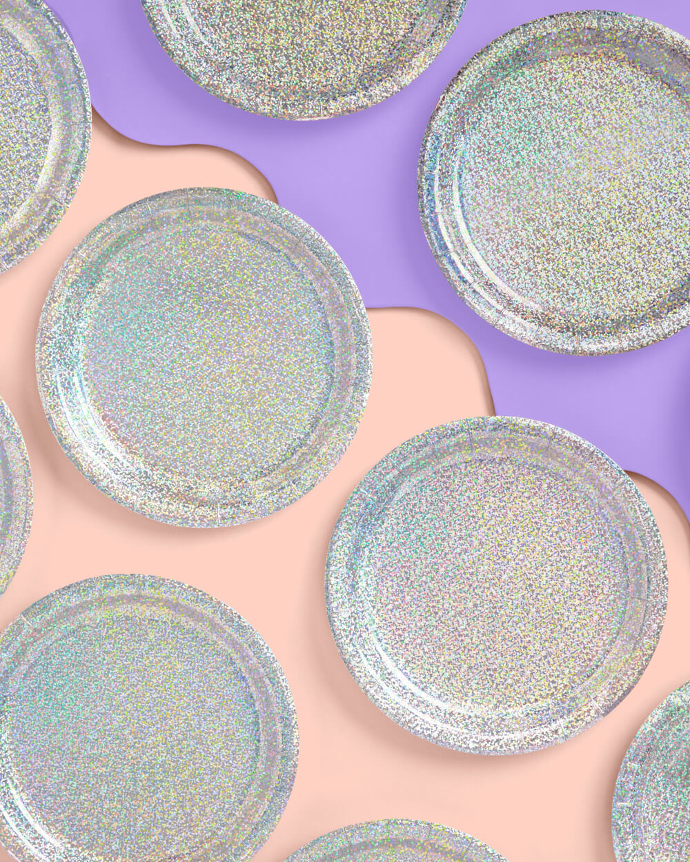 Shimmer Plates - 25 paper plates