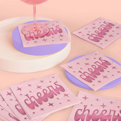 Cheers Napkins - 50 foil napkins