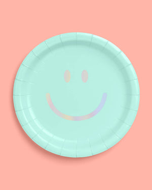 Smiley Plates - 24 paper plates