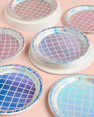 It's Disco, Baby! Plates - 25 paper plates