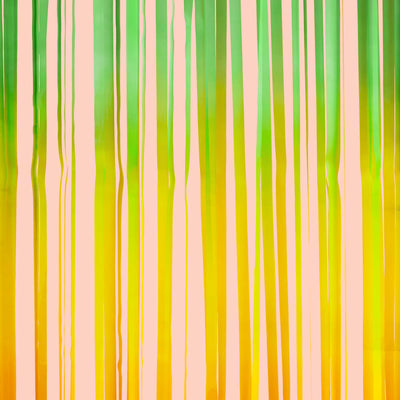 Pastel Party Curtain - rainbow foil curtain