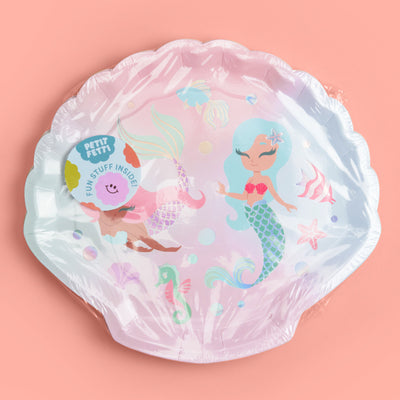 Mermazing Plates - 24 paper plates