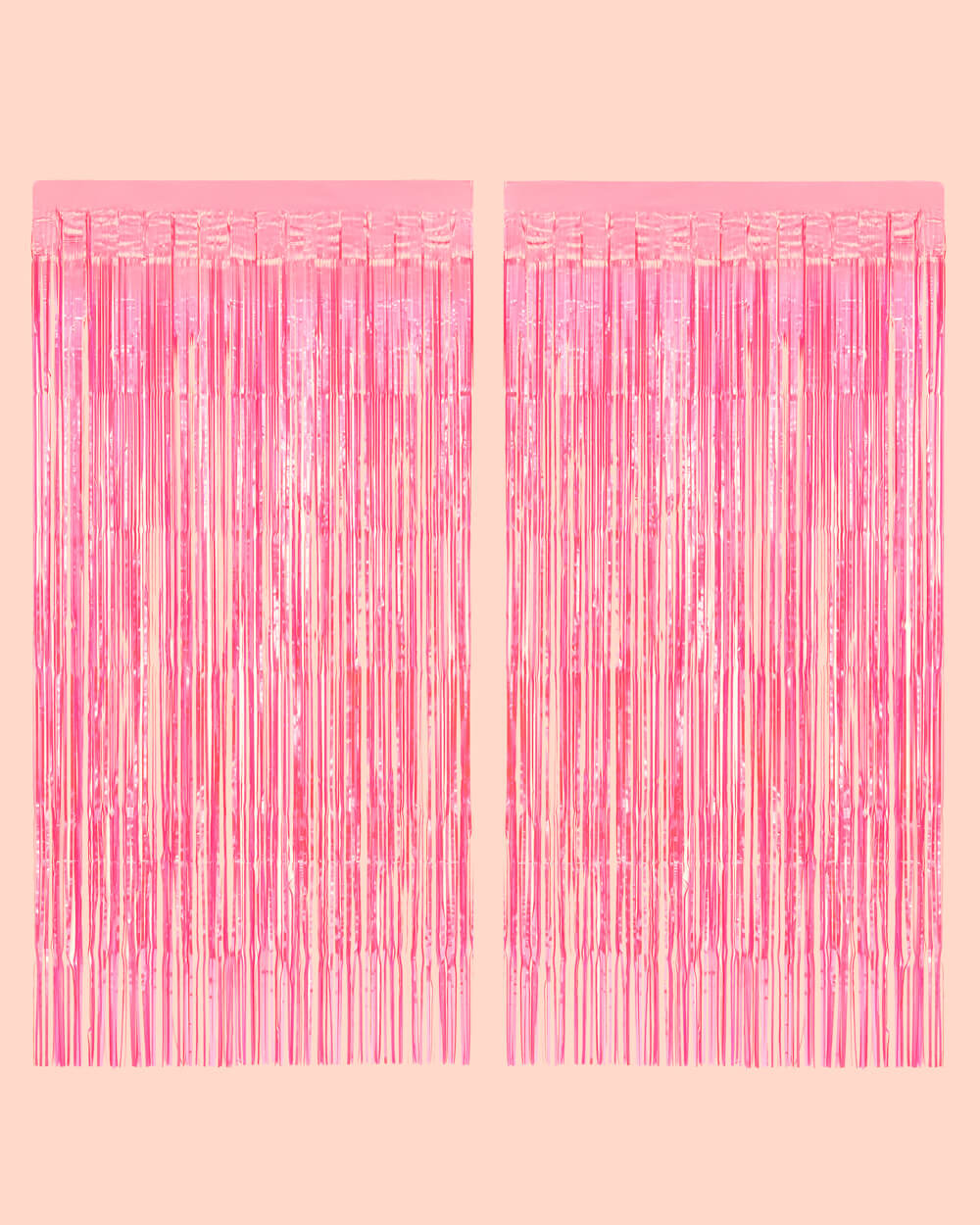 Totally Pink Curtain - iridescent foil curtain