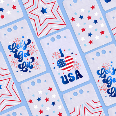Party In The USA Sippers - 16 pouches + straws