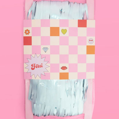 Blue Party Curtain - matte blue foil curtain