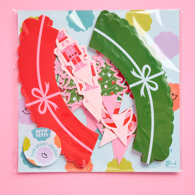 Deck the Cupcakes Set - 24 sets of liners + toppers