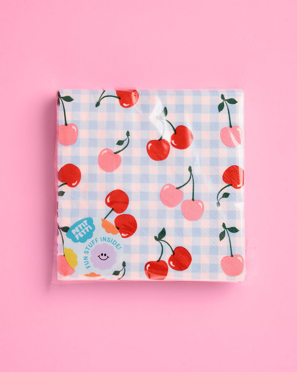 Cherry Pop Napkins - 25 paper napkins