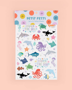 Under The Sea Tats - 64 temporary tattoos