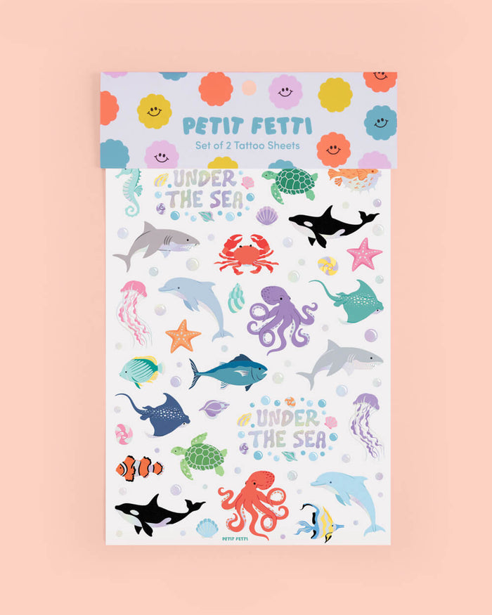 Under The Sea Tats - 64 temporary tattoos