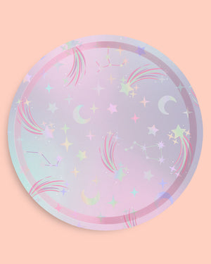 Space Girl Plates - 25 foil paper plates