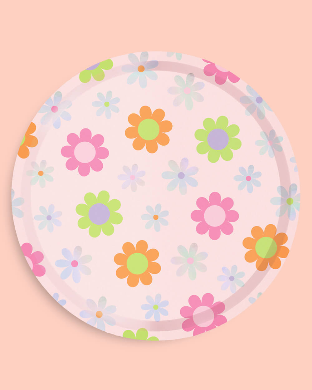 Groovy Girl Plates - 25 foil paper plates