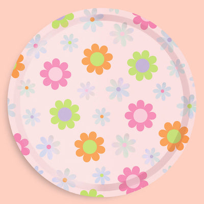 Groovy Girl Plates - 25 foil paper plates