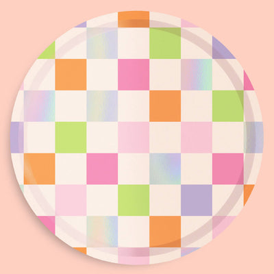 Groovy Girl Plates - 25 foil paper plates