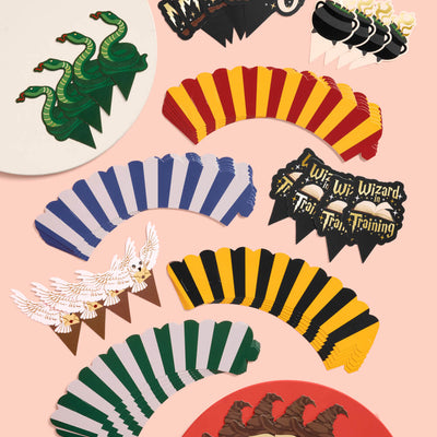 Wizard Cupcake Set - 24 sets of liners + toppers