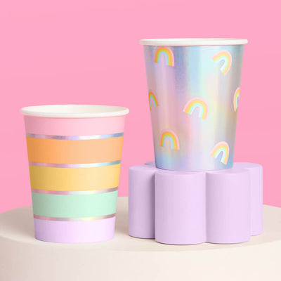 Rainbow Cups - 24 paper cups