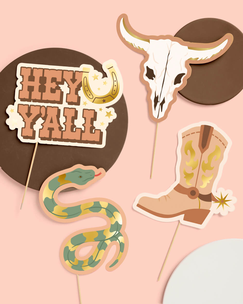 Saddle Up Props - 24 pc. photo booth set