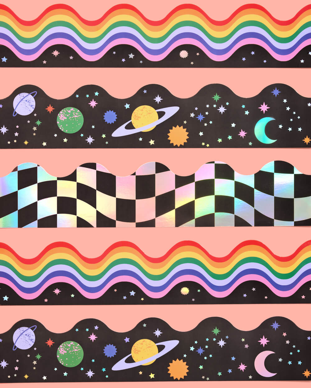 Space Classroom Border Set - 60 bulletin board trims