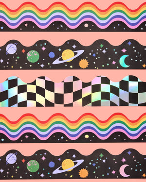 Space Classroom Border Set - 60 bulletin board trims