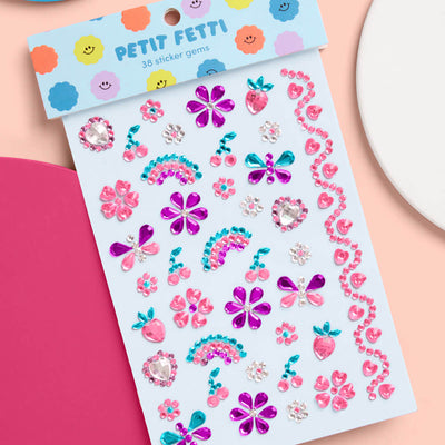 Dreamy Face Gem Set - 38 adhesive face gems