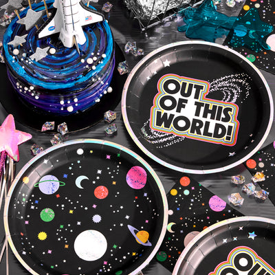 Out of This World Plates - 24 paper plates