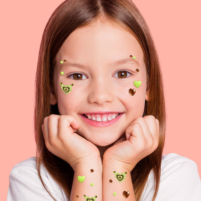 Swamp Girl Gem Set - 62 adhesive face gems