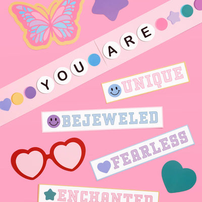 Eras Classroom Affirmations Set -  20 bulletin board pieces