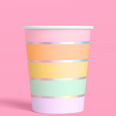 Rainbow Cups - 24 paper cups