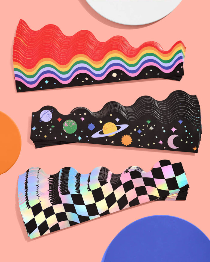 Space Classroom Border Set - 60 bulletin board trims