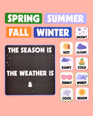 Space Classroom Calendar Set - 81 bulletin board pieces