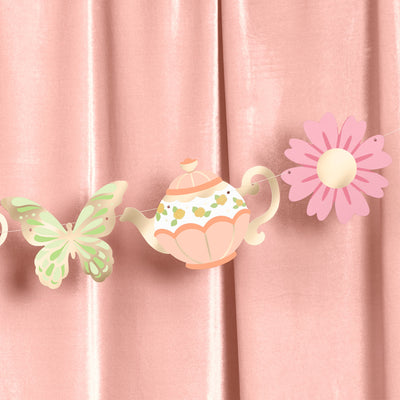 Let's Partea Banner - gold foil banner