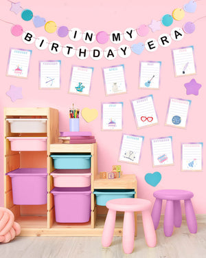 Bday Era Classroom Set - 18 bulletin board pieces