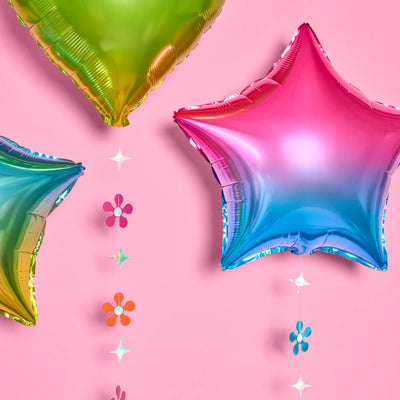 Rainbow Daydreamz Balloons - 4 foil balloons