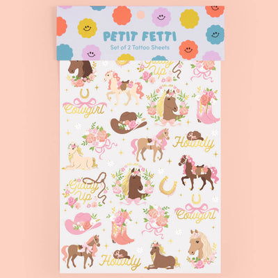 Horse Girl Tattoos - 52 temporary tattoos