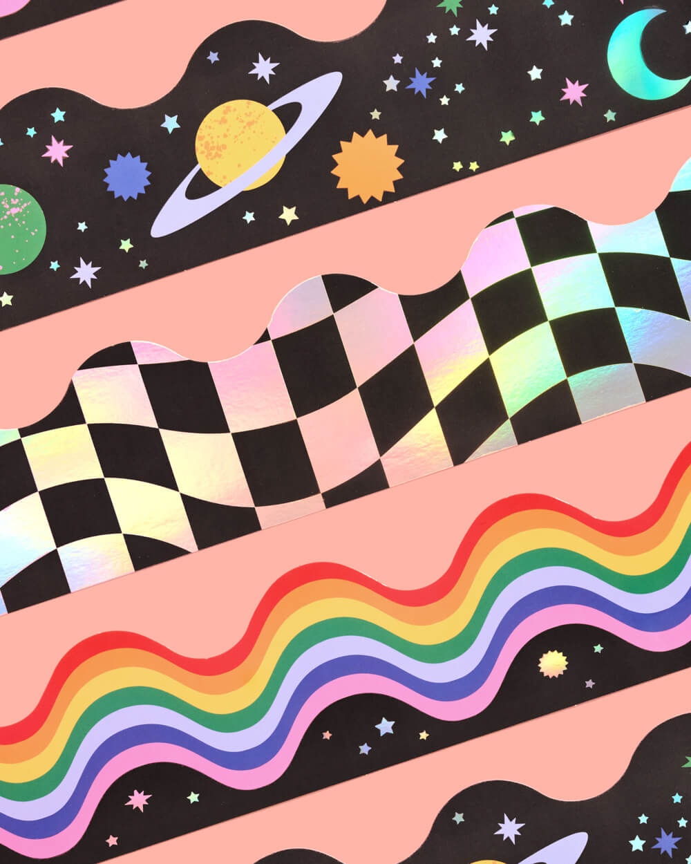 Space Classroom Border Set - 60 bulletin board trims