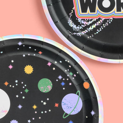 Out of This World Plates - 24 paper plates