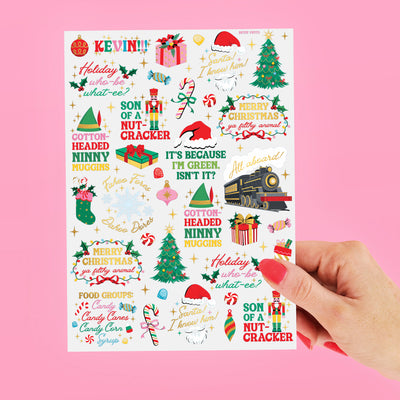 Christmas Movie Tattoos - 48 temporary tattoos