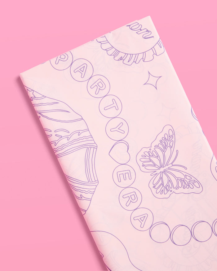 Eras Coloring Tablecloth - 1 tablecloth