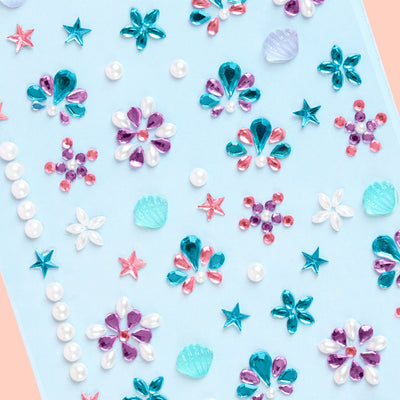 Mermaid Gem Set - 52 adhesive face gems
