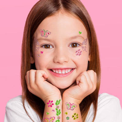 Butterfly Gem Set - 36 adhesive face gems