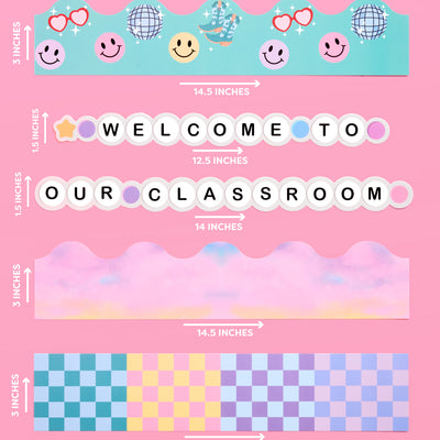 Classroom Era Border Set - 88 bulletin board trims