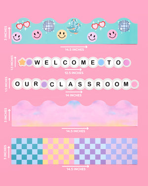 Classroom Era Border Set - 88 bulletin board trims