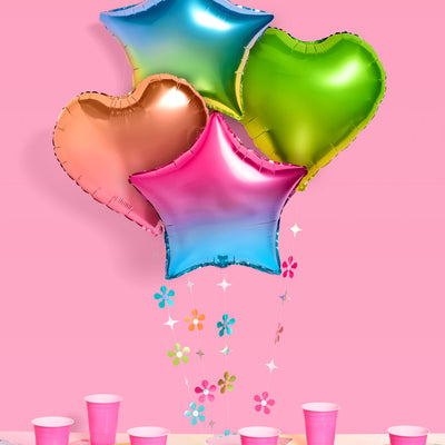 Rainbow Daydreamz Balloons - 4 foil balloons