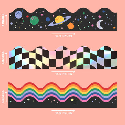 Space Classroom Border Set - 60 bulletin board trims