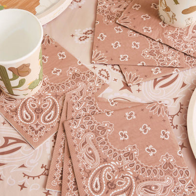 Wild Wild West Napkins - 25 printed napkins