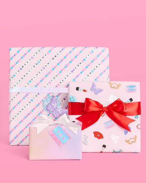 Gifting Era Wrapping Paper Set - 12 sheets + 16 tags
